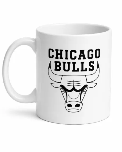 Taza Cerámica Personalizada Chicago Bulls Nba Básquet Siamo